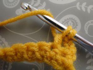 3rd time yarn around hook 3rd time yarn around hook