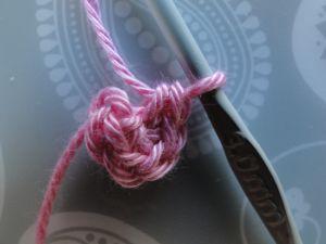 pull crocheted magic ring together tightly pull crocheted magic ring together tightly