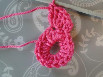 the top of the heart takes shape