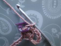 stitch marker showing loop at back of chain stitch marker showing loop at back of chain