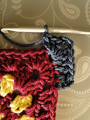 First corner is finished.