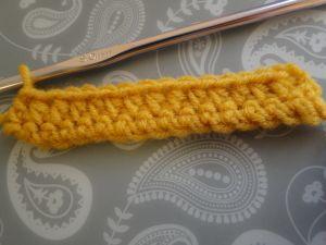 a row of hdc a row of hdc