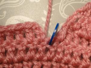 Working the next part of the top of the heart Working the next part of the top of the heart