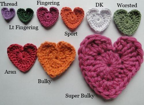 Photo Gallery of my Basic Crochet Heart