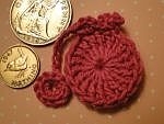 penny farthing applique in red