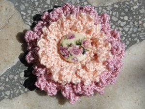 Pink and light orange flower