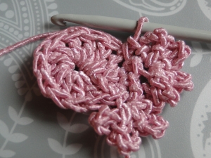 Two ruffles crocheted