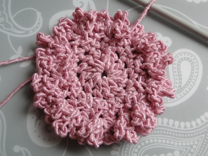 12 ruffly petals around your flower.