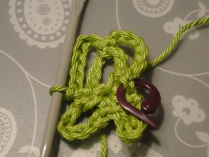 The first leaf is complete