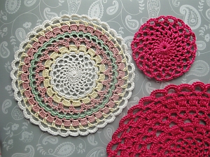 Thread weight placemat in different colors Thread weight placemat in different colors
