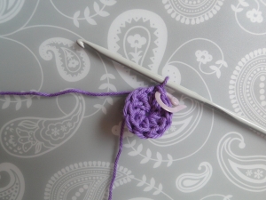 Whirly flower round 1 completed Whirly flower round 1 completed