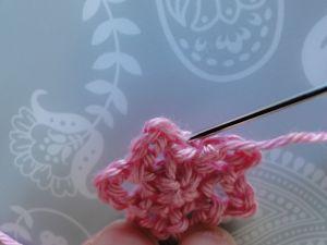 pulling yarn through loop on hook pulling yarn through loop on hook