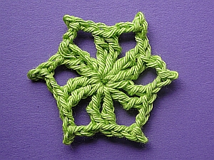 crochet wheel shape